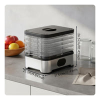 Adjustable Temperature Food Dehydrator Machine 8 Drying Trays Digital Food Preserver Intelligent Control Panel