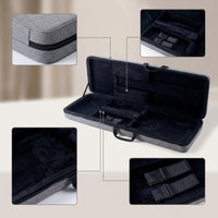 Guitar Case with Foam Shell 39 Inch Electric Guitar Case Sheltering for Guitarists, Studio
