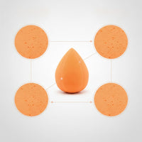 50-Pack Makeup Sponge Blender Set - Dry/Wet Dual-Use Beauty Sponges for Foundation, Powder, and Cream