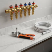 Underfloor Heating tube Pliers Adjustable Heating tube Installation Tool Firm Hold Water Removal Tool for Plumbers, DIY Enthusiasts