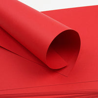 Red Cardstock A4 A3 Chinese Red Thick Cardboard Large Sheet DIY Handmade Paper 230g