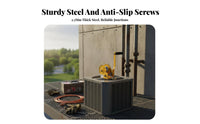 300kg Load Capacity Air Conditi Single R Installation Lift Detachable Hand Crank Winch Hoist Heavy-Duty Outdoor AC Unit Hoist High-Carbon Steel Construction for Installers, Repairmen, Maintenance Workers, Building Exteriors