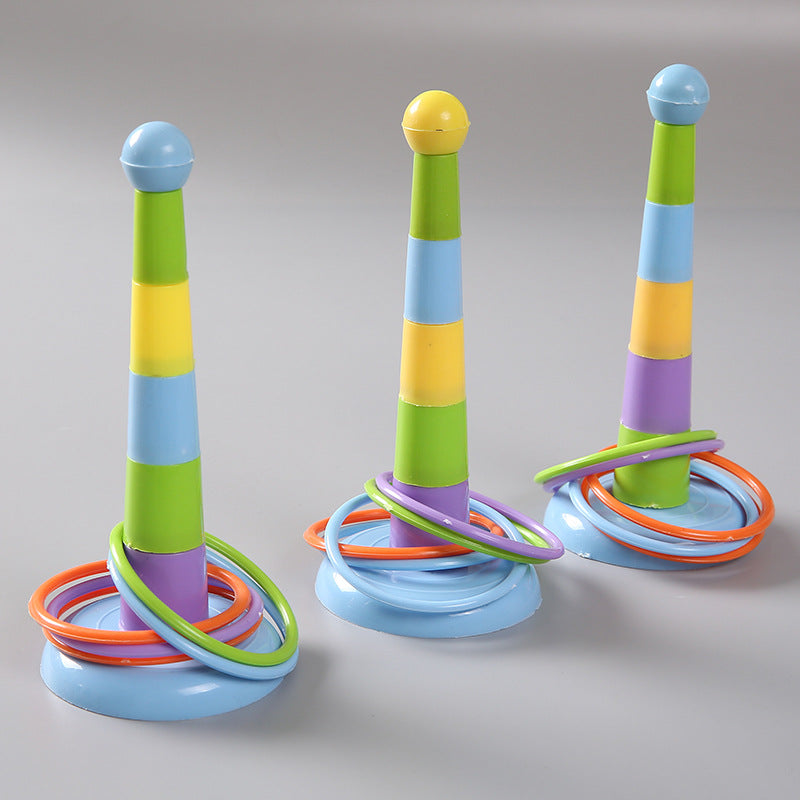 Kids Ring Toss Game Stacking Toy for Parent-Child Interaction