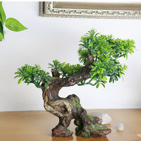 Artificial Plum Blossom Maple Tree Bonsai for Home and Shop Decor