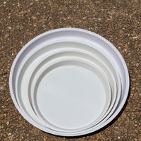 Round Plastic Plant Pot Saucer Drip Tray for Indoor Outdoor Use