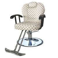 Reclining Hydraulic Barber Chair for Salon, Tattoo, and Beauty Services