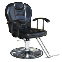 Reclining Hydraulic Barber Chair for Salon, Tattoo, and Beauty Services