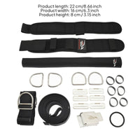 Scuba Diving Harness with Shoulder Pads Padded Backplate Harness with Shoulder Pads Adjustable for Divers