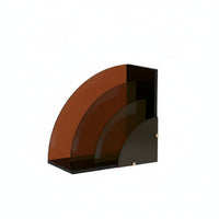Record Storage Rack Compact Design Strong Load Capacity for Desk