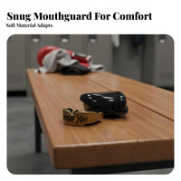 Custom Fit Boxing Mouthguard Shock Absorbent Double Layer Mouthguard Jaw Protection Boxing Mouth Guard Enhanced Breathability for Boxers, Combat Artists, Athletes, Competition, Training
