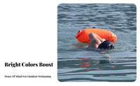 Inflatable Aquatic Buoy with Dry Bag Sturdy Construction Inflatable Dry Bag Buoy Outdoor Water Safety Buoyancy Aid Lightweight
