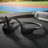 Air Conduction Headphones Built in Slot Headphones Suitable Fit Opening Ear Sports Headset for Cyclists, Athletes, Running