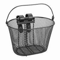 Reinforced Rim Children's Bike Basket Painted Finish Kids Cycle Basket