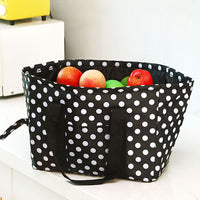 Foldable Insulated Picnic Shopping Bag Large Capacity Portable Travel Storage Tote