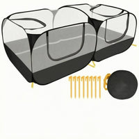 Foldable Pet Playpen Sturdy Material Pet Playpen Zipper Door for Indoor