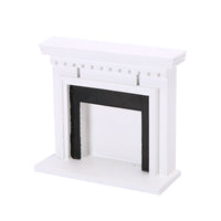 1:12 Dollhouse Miniature Wooden American Fireplace Cabinet Decor