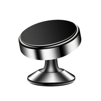 Magnetic Car Phone Mount for Dashboard or Air Vent, 360-Degree Rotation, All-Metal Design