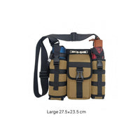 Oxford Cloth Single-Shoulder Crossbody Bag Adjustable Strap Utility Crossbody Bag Front Flap Pocket for Outdoor Use