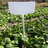 Tall PVC Garden Plant Labels for Outdoor Use, Waterproof and Reusable Plant Markers