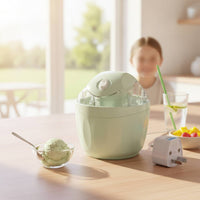 Fully Automatic Ice Cream Maker DIY Ice Cream Machine Creamy Appliance Family-Friendly for Home Kitchen
