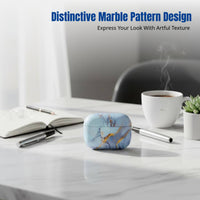 AirPods Case, Hard PC, Marble Pattern, Full Protection, Stylish, Multi-Model, Customizable