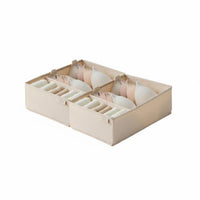 Adjustable Dividers Underwear Divider Box Space Saving Multi-Compartment Organizer foldable Household Storage Stackable Design for Adults, householders, Parents, Drawer, Bedroom, Chest of drawers