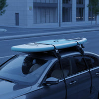 No-Drill Installation Foldable Kayak Roof Rack Easy Install Paddle Board Rack Universal Fit Kayak Roof Carrier Secure Transport for Car Travel, Road Trip