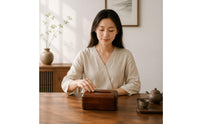 Wooden Tissue Box Cover Decorative Walnut Tissue Box Cover Smooth Surface for Dining Table, Bedroom