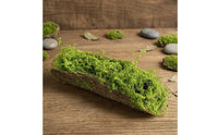 Woodland Decorative Mossy Tree Bark Woodland-Themed Artificial Tree Bark Decor Naturalistic Moss Covered Log Rustic for Terrarium, Photography Setup, Shop Display