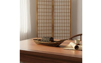 Traditional Chinese Boat Model Display Decoration Covered Boat Model Giftable