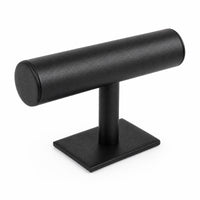 Padded T-Shaped Bar Jewelry Display Textile-coveredCovered Bracelet Display Stand Upright Bracelet Holder Stable