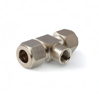 Tee Fitting with Female Thread Hexagonal 3-Way Connector Compact for Spray Lines