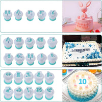 26 Pieces Letter Number Stamp Set Multi-Use Baking Tool Lightweight