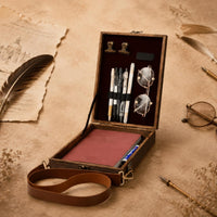 Wooden Carrier Box Handmade Crossbody Sketch Box Vintage Style Crossbody Wooden Bag for Painting, Sketching