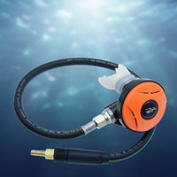 Non-Adjustable Second Stage Regulator Long-Lasting Scuba Regulator with Hose Corrosion-Resistant Gear Rust-Proof for Diving Setups