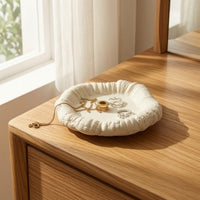 Jewelry Tray Irregular Band Holder Dish Textured Key Bowl for Dresser, Entryway
