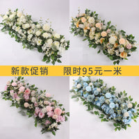 Wedding Stage Decoration Artificial Flower Arrangement for Aisle and T-stage