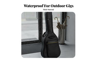 41 Inch Guitar Bag Water-Resistant Acoustic Guitar Gig Bag Musical Instrument Accessory Thickened Padding Large Capacity Pocket