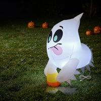 Halloween Inflatable Ghost Outdoor Hanging Ghost Spooky Decorations Lighted for Porch
