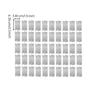 50 Pieces Nail Protection Plate Self-Nailing Cable Protector Plate Resistant for Contractors, Electricians, Framing, Construction, Rough-In