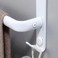 Towel Rack Wall Mounted with Multi-Tier Bar for Washroom and Shower Room, Space Aluminium Storage for Homeowners