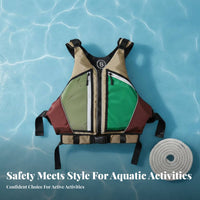 Grown-up Flotation Vest Lightweight Grown-up Flotation Vest Watersports Flotation Vest Adjustable Fit Watersports Buoyancy Aid