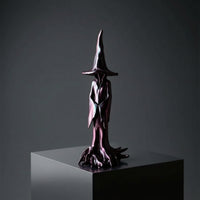 Witchy Witch Figurine with Pointed Hat Slender 3D Printed Witch Desktop Statue Spooky for Goths, Collectors, Desk, Shelf, Entry Table