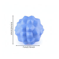 Manual Textured Massage Ball Handheld Massage Ball with Bumps Palm-Sized Spherical Body Massager Compact for Muscle Relief, Trigger Point Treatment, Gym
