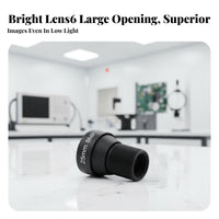 25mm Threaded Mount Lens Low Distortion 8MP 4K Industrial Imaging Lens Optical Component for Security Observation, Machine Vision, Robotics