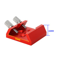 Anodized Finish Locator Scope Base Knurled Thumb Screws Locator Scope Mount Bracket Multiple Mounting Holes Mount Base Threaded Hole
