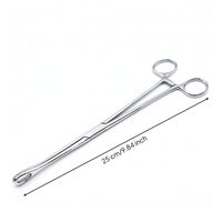 Clamping Forceps Stainless Steel Sponge Clamp Loop-Handled-Handled Forceps Long Slender