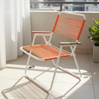 Easy to Carry Low Back Folding Chair Stable Frame Outdoor Furniture for Market Stall
