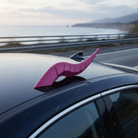 Cool Custom Design Decorative Car Fin Sporty Look Roof Spoiler Fin Streamlined Shape