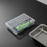 32 Pieces Manual Precision Screwdriver Set Portable Multi-Bit Screwdriver Kit Compact